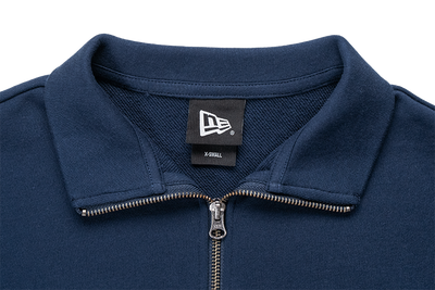NEW ERA STREET CLASS OCEANSIDE BLUE WOMEN HALF ZIP SWEATSHIRT