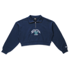 NEW ERA STREET CLASS OCEANSIDE BLUE WOMEN HALF ZIP SWEATSHIRT