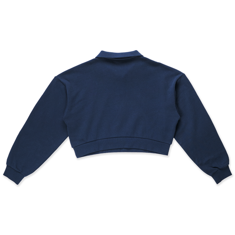 NEW ERA STREET CLASS OCEANSIDE BLUE WOMEN HALF ZIP SWEATSHIRT