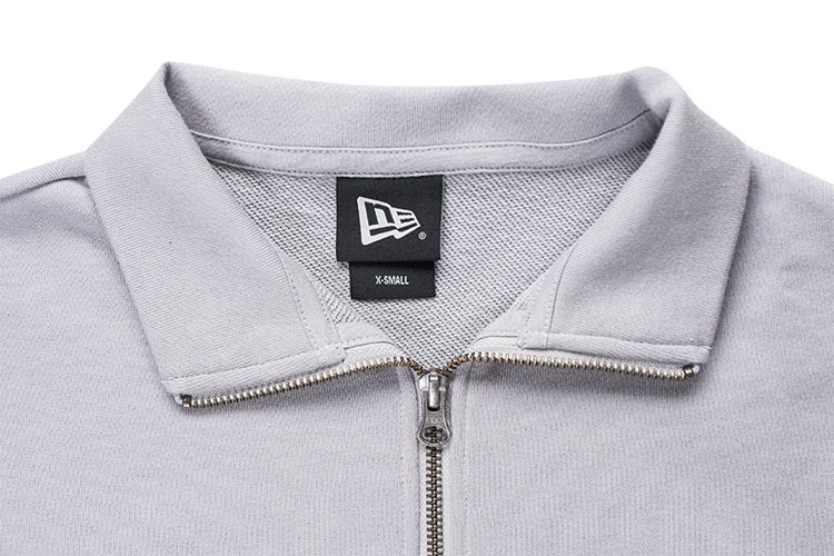 NEW ERA STREET CLASS DOLPHIN GRAY WOMEN HALF ZIP SWEATSHIRT