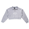 NEW ERA STREET CLASS DOLPHIN GRAY WOMEN HALF ZIP SWEATSHIRT