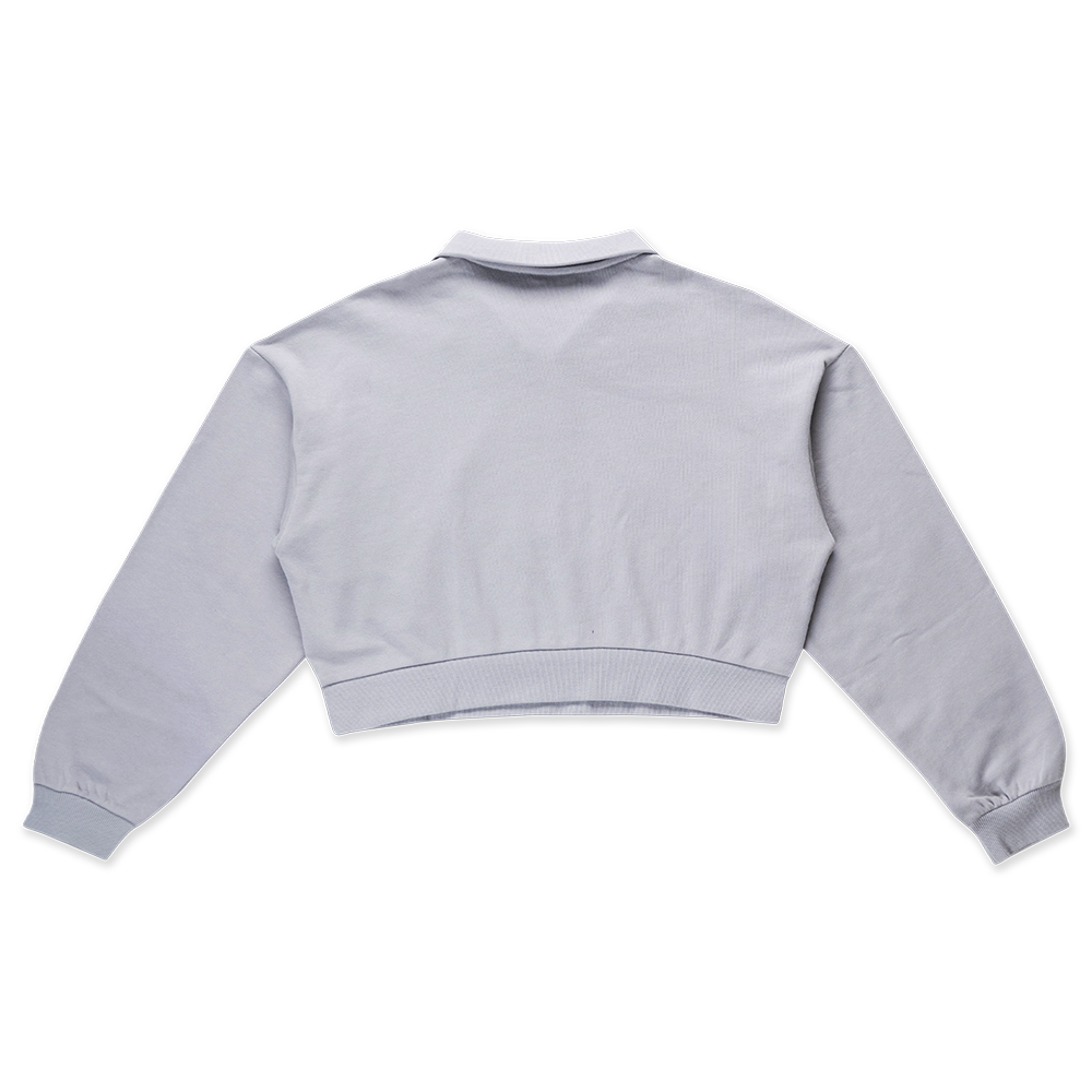 NEW ERA STREET CLASS DOLPHIN GRAY WOMEN HALF ZIP SWEATSHIRT