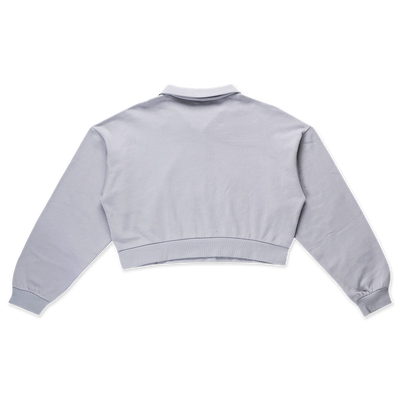 NEW ERA STREET CLASS DOLPHIN GRAY WOMEN HALF ZIP SWEATSHIRT