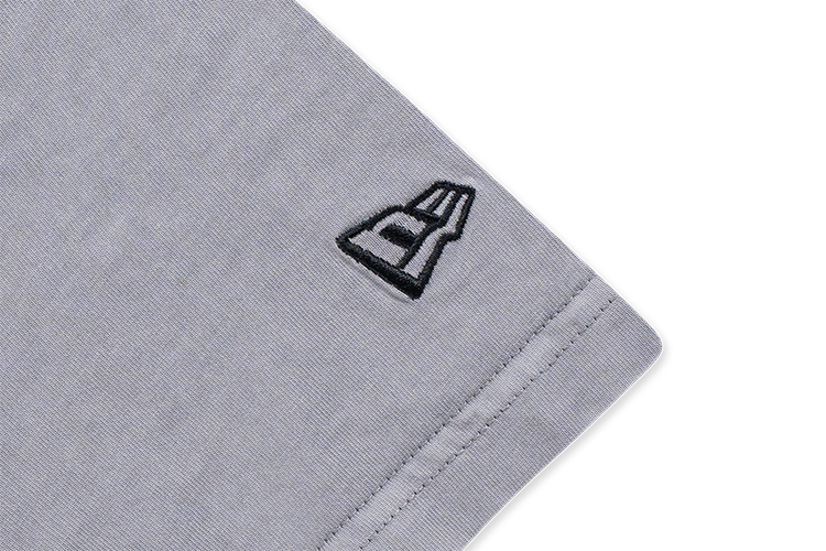 NEW ERA 90S VIBE WASHED DOLPHIN GRAY WOMEN SHORT SLEEVE T-SHIRT