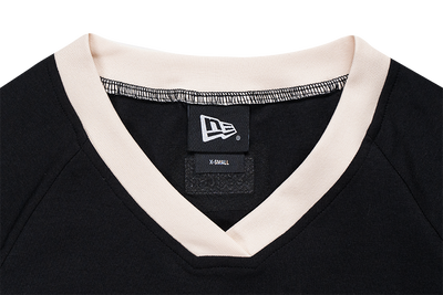 NEW ERA BLACK WOMEN SLIM FIT SOCCER JERSEY