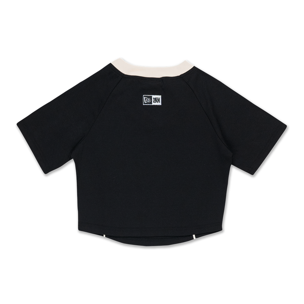 NEW ERA BLACK WOMEN SLIM FIT SOCCER JERSEY