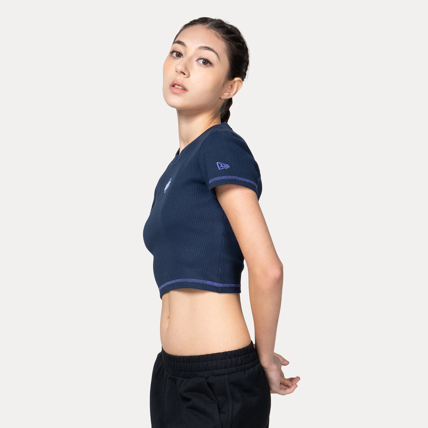 NEW ERA STREET SWING OCEANSIDE BLUE WOMEN RIB TEE
