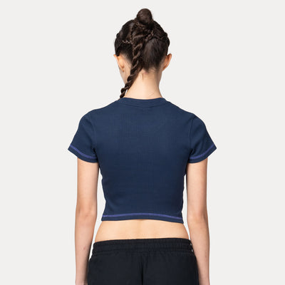 NEW ERA STREET SWING OCEANSIDE BLUE WOMEN RIB TEE
