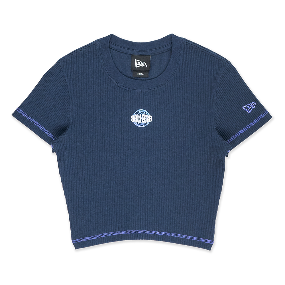 NEW ERA STREET SWING OCEANSIDE BLUE WOMEN RIB TEE
