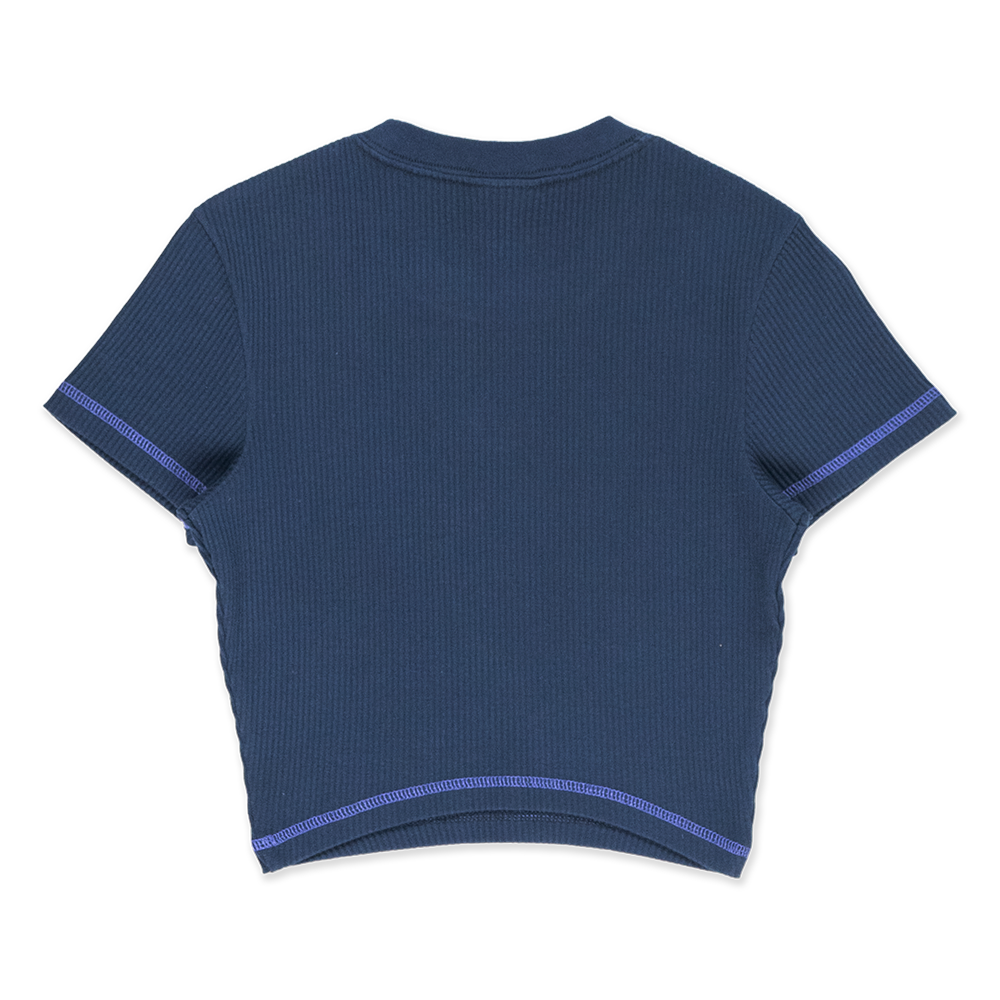 NEW ERA STREET SWING OCEANSIDE BLUE WOMEN RIB TEE