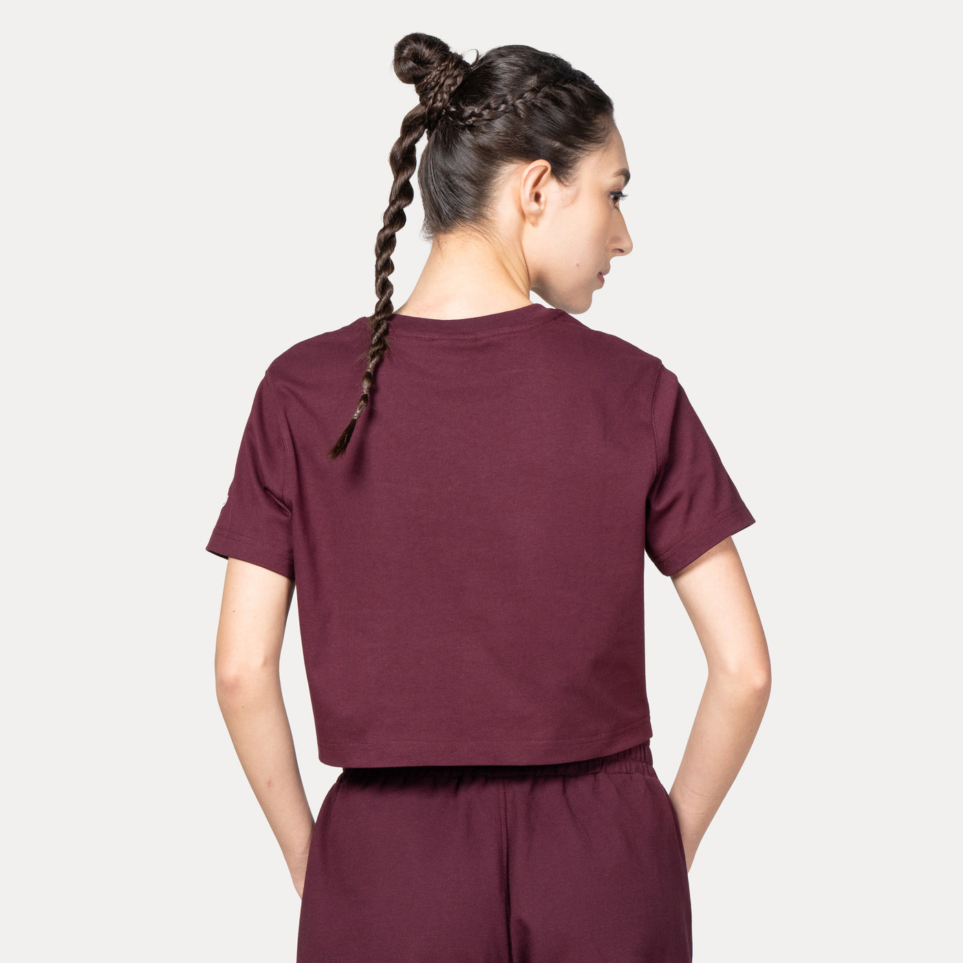 LOS ANGELES DODGERS COLOR ERA MAROON RED WOMEN CROP TEE