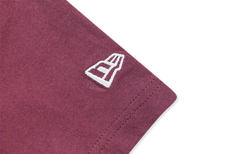 LOS ANGELES DODGERS COLOR ERA MAROON RED WOMEN CROP TEE