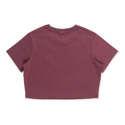 LOS ANGELES DODGERS COLOR ERA MAROON RED WOMEN CROP TEE