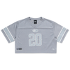 NEW ERA STREET SWING DOLPHIN GRAY WOMEN CROP AMERICAN FOOTBALL JERSEY