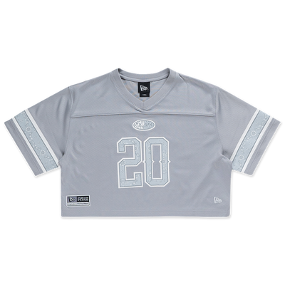 NEW ERA STREET SWING DOLPHIN GRAY WOMEN CROP AMERICAN FOOTBALL JERSEY