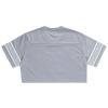 NEW ERA STREET SWING DOLPHIN GRAY WOMEN CROP AMERICAN FOOTBALL JERSEY