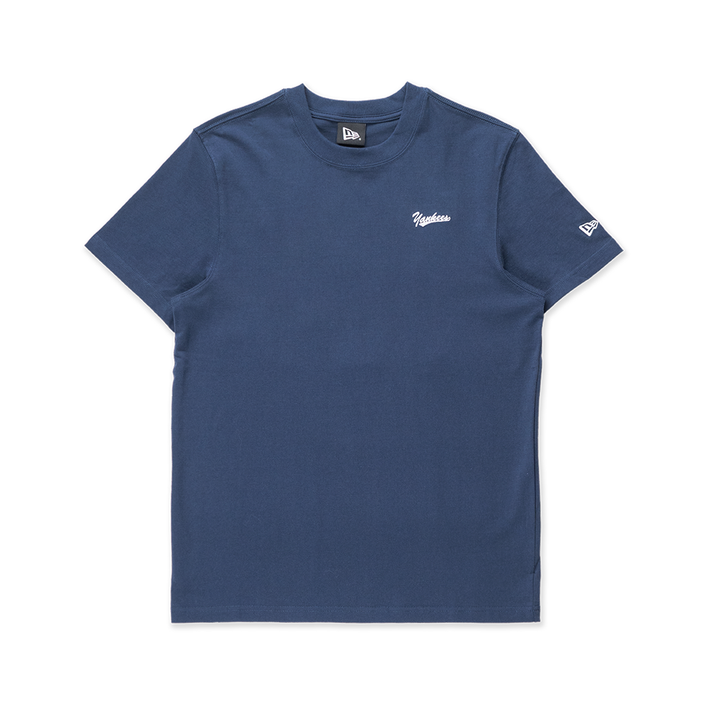 NEW YORK YANKEES PATCHWORK OCEANSIDE BLUE SHORT SLEEVE T-SHIRT