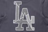 LOS ANGELES DODGERS PATCHWORK GRAPHITE SHORT SLEEVE T-SHIRT