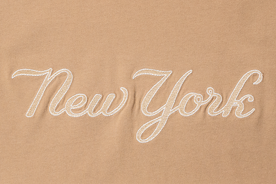 NEW YORK YANKEES MLB CONTRAST STITCHING KHAKI SHORT SLEEVE T-SHIRT