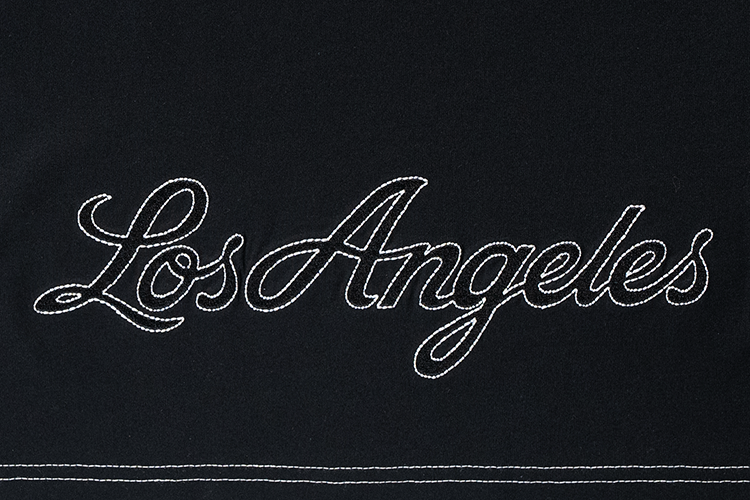 LOS ANGELES DODGERS MLB CONTRAST STITCHING BLACK SHORT SLEEVE T-SHIRT