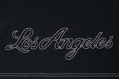 LOS ANGELES DODGERS MLB CONTRAST STITCHING BLACK SHORT SLEEVE T-SHIRT