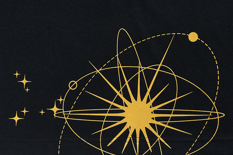 NEW ERA COSMIC CRAFT BLACK SHORT SLEEVE T-SHIRT