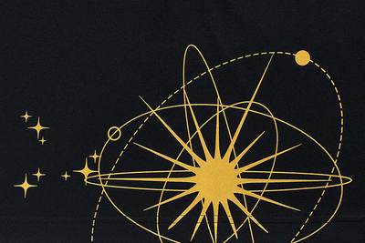 NEW ERA COSMIC CRAFT BLACK SHORT SLEEVE T-SHIRT