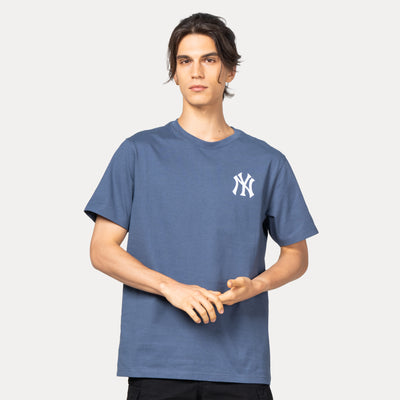 NEW YORK YANKEES COLOR ERA MUTED INDIGO SHORT SLEEVE T-SHIRT