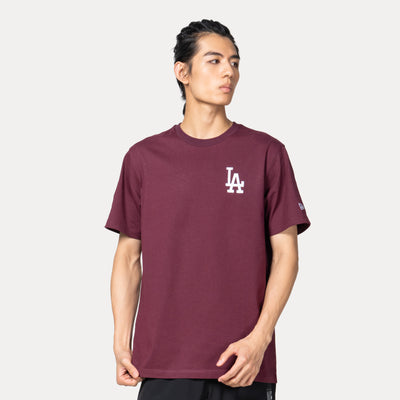 LOS ANGELES DODGERS COLOR ERA MAROON RED SHORT SLEEVE T-SHIRT