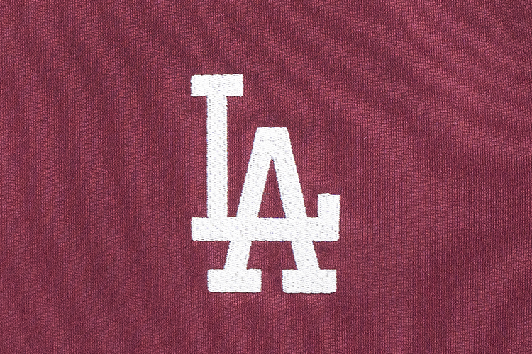 LOS ANGELES DODGERS COLOR ERA MAROON RED SHORT SLEEVE T-SHIRT