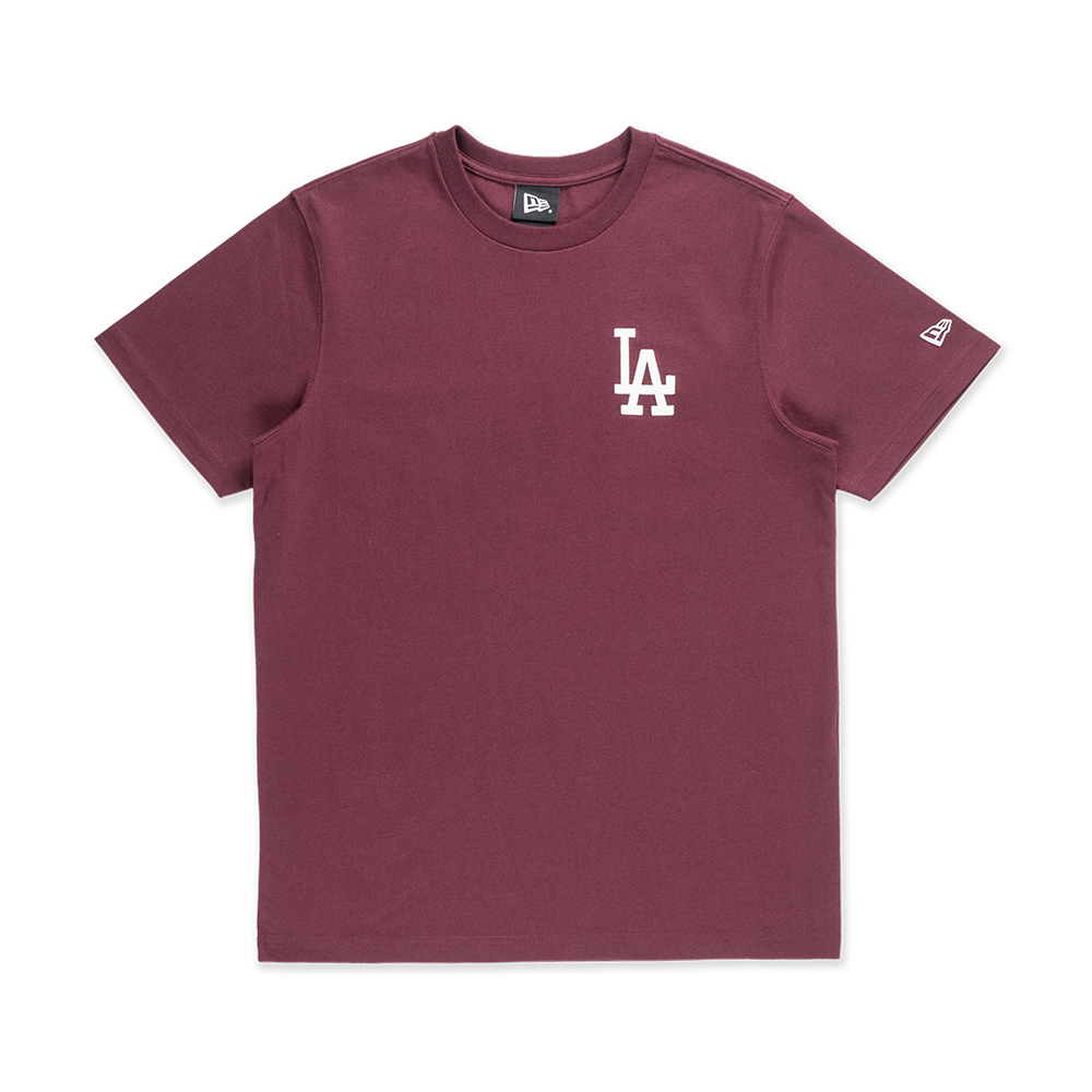 LOS ANGELES DODGERS COLOR ERA MAROON RED SHORT SLEEVE T-SHIRT