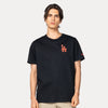 LOS ANGELES DODGERS COLOR ERA BLACK SHORT SLEEVE T-SHIRT