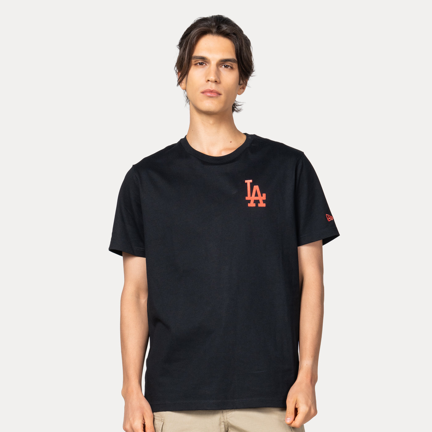 LOS ANGELES DODGERS COLOR ERA BLACK SHORT SLEEVE T-SHIRT