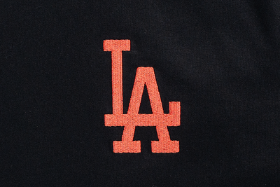 LOS ANGELES DODGERS COLOR ERA BLACK SHORT SLEEVE T-SHIRT
