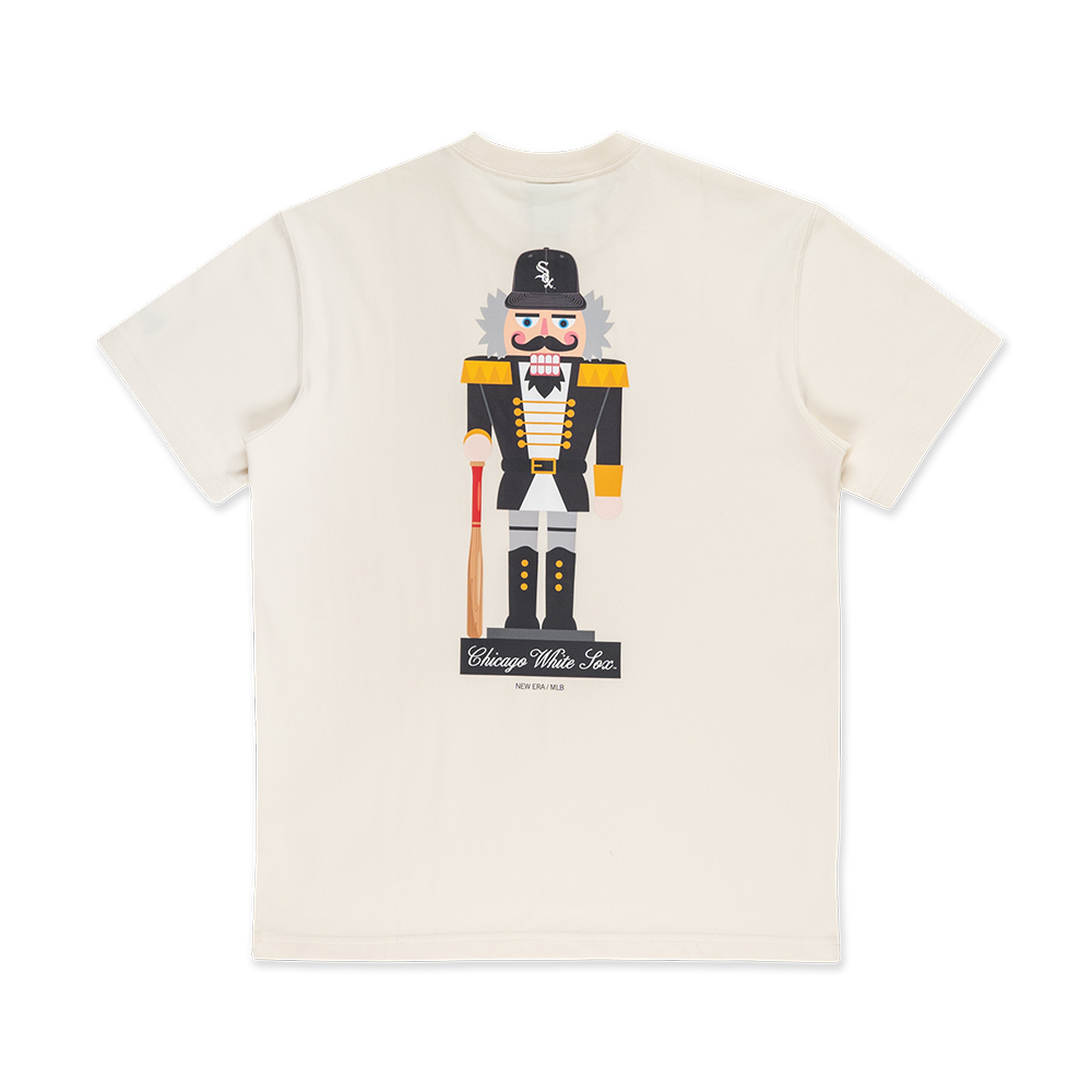 CHICAGO WHITE SOX CHRISTMAS PACK CHROME WHITE SHORT SLEEVE T-SHIRT