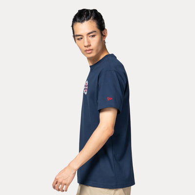 BOSTON RED SOX CHRISTMAS PACK OCEANSIDE BLUE SHORT SLEEVE T-SHIRT