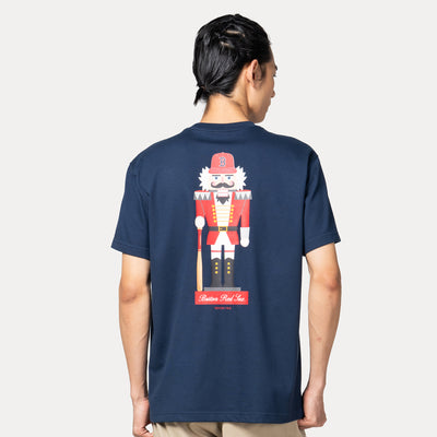 BOSTON RED SOX CHRISTMAS PACK OCEANSIDE BLUE SHORT SLEEVE T-SHIRT