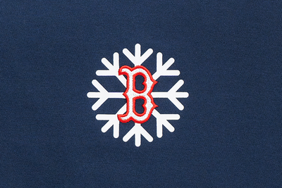 BOSTON RED SOX CHRISTMAS PACK OCEANSIDE BLUE SHORT SLEEVE T-SHIRT