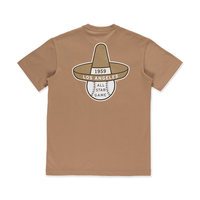 59FIFTY PACK - ICED LATTE LOS ANGELES DODGERS COOPERSTOWN KHAKI SHORT SLEEVE T-SHIRT