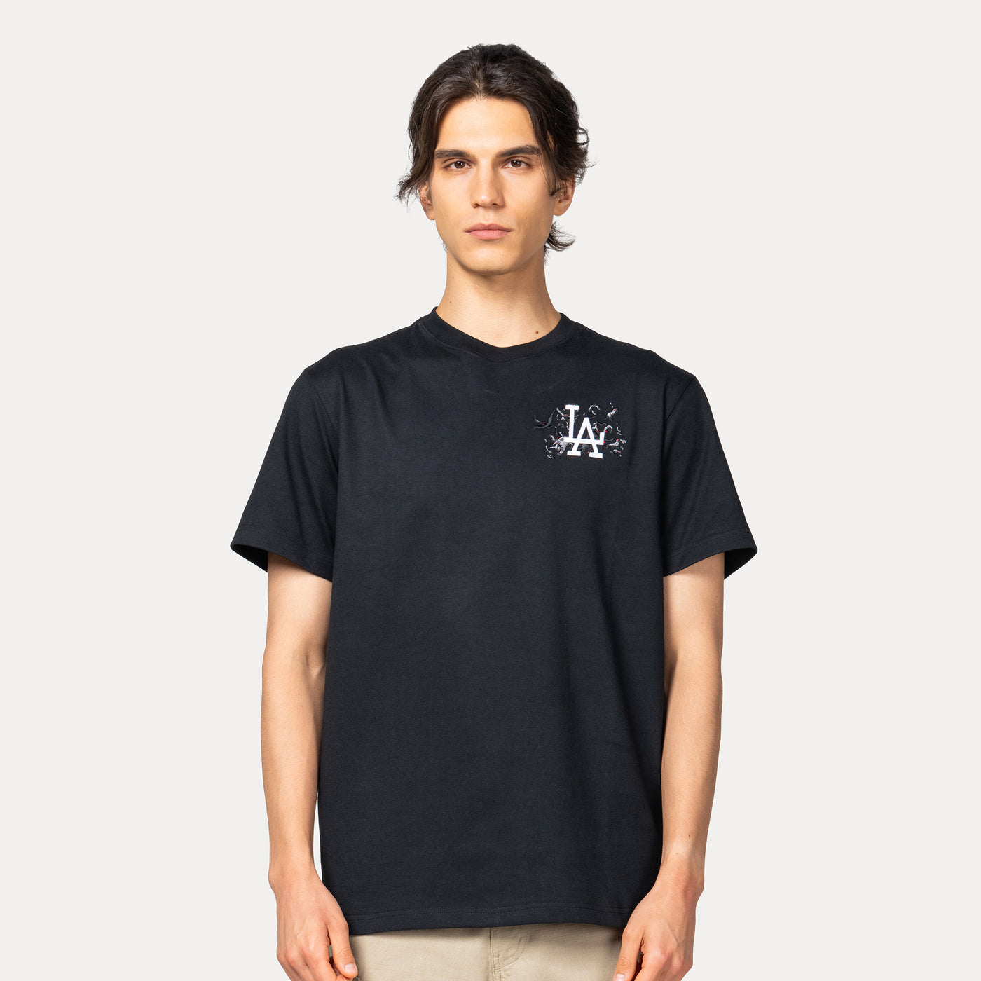 59FIFTY PACK - CROWS LOS ANGELES DODGERS COOPERSTOWN BLACK SHORT SLEEVE T-SHIRT