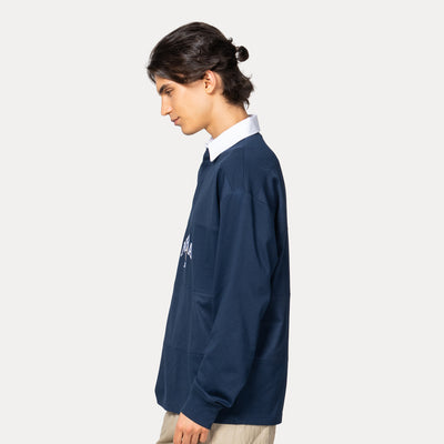 NEW ERA STREET CLASS OCEANSIDE BLUE RUGBY SHIRT
