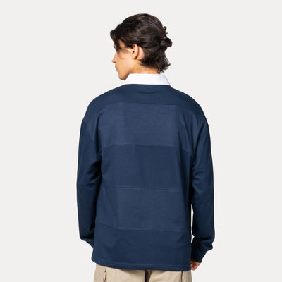 NEW ERA STREET CLASS OCEANSIDE BLUE RUGBY SHIRT