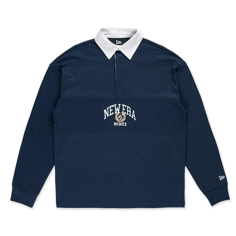 NEW ERA STREET CLASS OCEANSIDE BLUE RUGBY SHIRT
