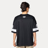 NEW ERA STREET SWING BLACK OVERSIZED SHORT SLEEVE T-SHIRT