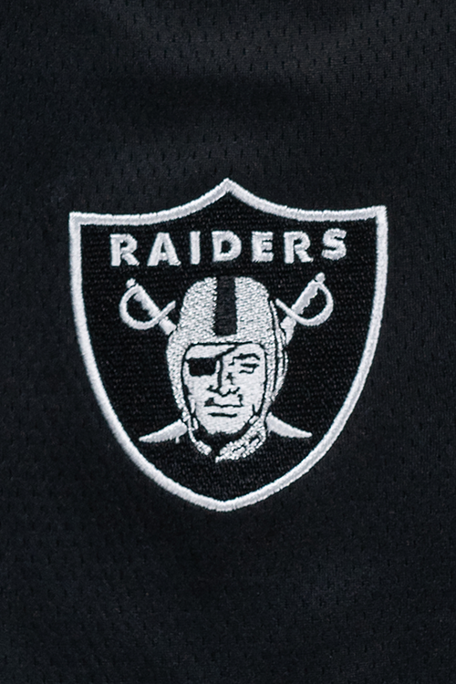 LAS VEGAS RAIDERS STREET CULTURE BLACK OVERSIZED SHORT SLEEVE T-SHIRT
