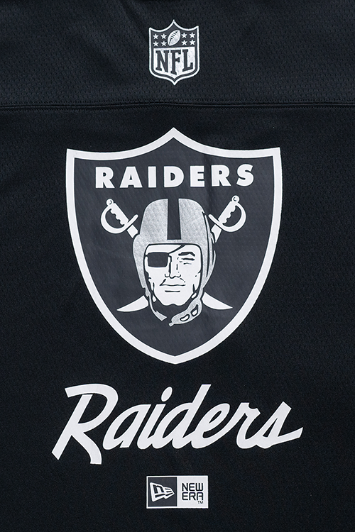 LAS VEGAS RAIDERS STREET CULTURE BLACK OVERSIZED SHORT SLEEVE T-SHIRT