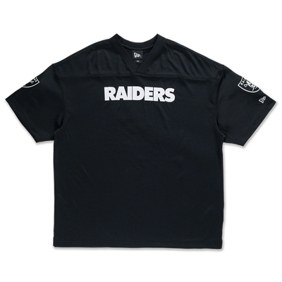 LAS VEGAS RAIDERS STREET CULTURE BLACK OVERSIZED SHORT SLEEVE T-SHIRT