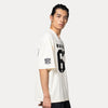 OAKLAND RAIDERS NFL HISTORIC CHROME WHITE OVERSIZED SHORT SLEEVE T-SHIRT