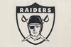 OAKLAND RAIDERS NFL HISTORIC CHROME WHITE OVERSIZED SHORT SLEEVE T-SHIRT