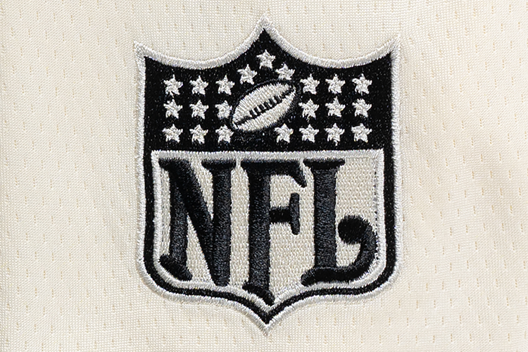 OAKLAND RAIDERS NFL HISTORIC CHROME WHITE OVERSIZED SHORT SLEEVE T-SHIRT